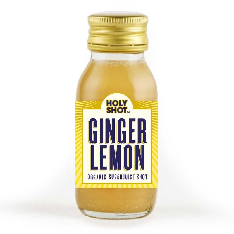 Ginger Lemon shot van HOLYSHOT, 12 x 60 ml